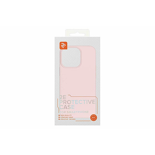 Чохол 2Е Basic для iPhone 14 Pro , Liquid Silicone, рожевий