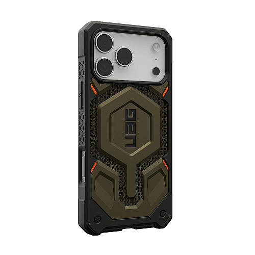 Чохол UAG для iPhone 17 Pro Max, Monarch Pro MagSafe, Kevlar Element Green
