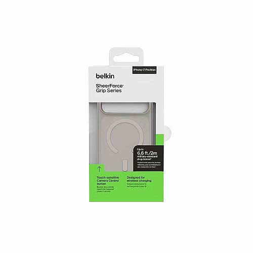 Чехол Belkin для iPhone 17 Pro Max, Magnetic Protective Grip, Sand