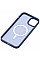 Чохол 2Е Basic для iPhone 15 Plus, Soft Touch MagSafe Cover, синій темний