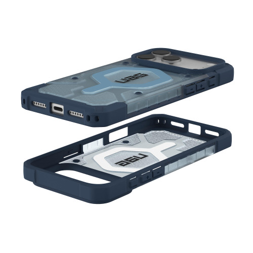 Чохол+ремінець UAG для iPhone 17 Pro Max, Pathfinder Clear MagSafe Bundle, Blues Lanyard