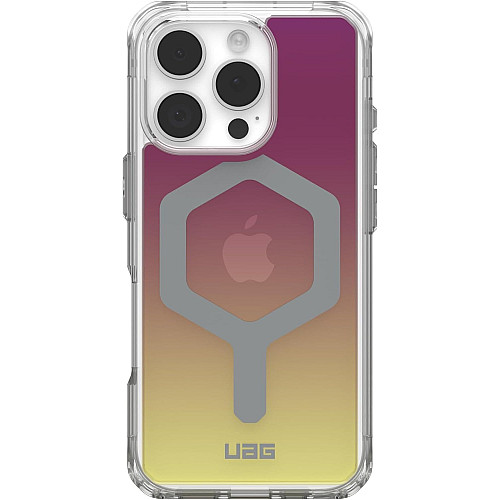 Чохол UAG для iPhone 16 Pro, Plyo Magsafe LE, Maroon/Yellow Ombre
