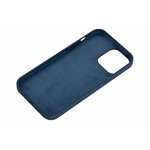 Чехол 2Е Basic для iPhone 13 Pro Max, Liquid Silicone, синий светлый