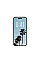 Чохол UAG для iPhone 17 Pro, Scout Clear MagSafe, Ice/White