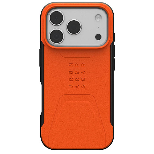 Чохол UAG для iPhone 17 Pro, Civilian MagSafe, Orange