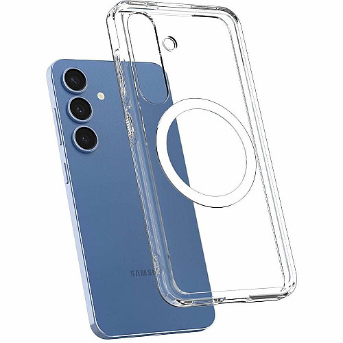 Чохол Spigen для Samsung Galaxy S25+, Ultra Hybrid MagFit, Clear White