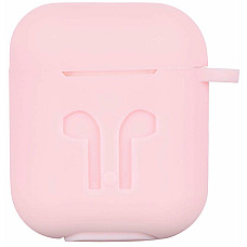 Чохол 2Е для AirPods (Gen 1-2, 2016-2019), Pure Color Silicone Imprint (3.0mm), рожевий світлий