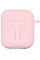 Чехол 2Е для AirPods (Gen 1-2, 2016-2019), Pure Color Silicone Imprint (3.0mm), розовый светлый
