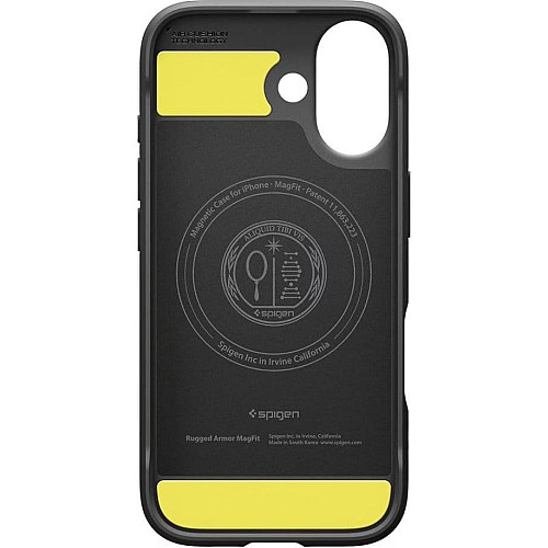 Чохол Spigen для iPhone 17, Rugged Armor MagFit, Matte Black