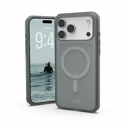 Чохол UAG для iPhone 17 Pro Max, Dot MagSafe, Ash