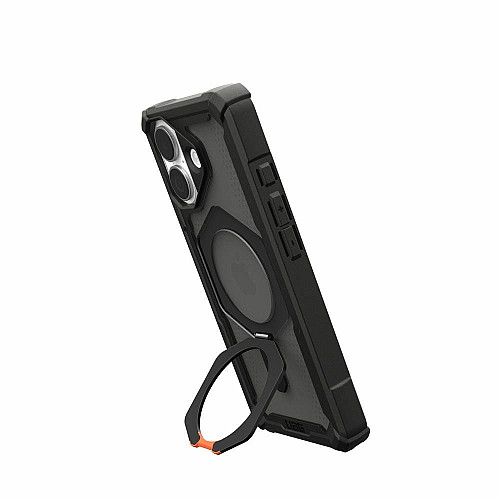 Чехол UAG для iPhone 17, Plasma XTE MagSafe, Black/Pop Orange