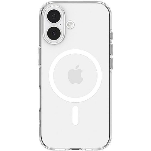 Чохол Spigen для iPhone 17, Liquid Crystal MagFit, Clear White