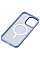 Чехол 2Е Basic для iPhone 15 Pro, Soft Touch MagSafe Cover, синий светлый