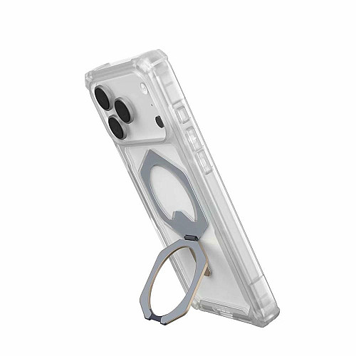 Чохол UAG для iPhone 17 Pro Max, Plasma XTE MagSafe, Clear/Titanium