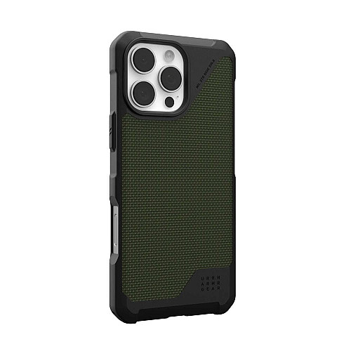 Чехол UAG для iPhone 16 Pro Max, Metropolis LT Magsafe, Kevlar Olive