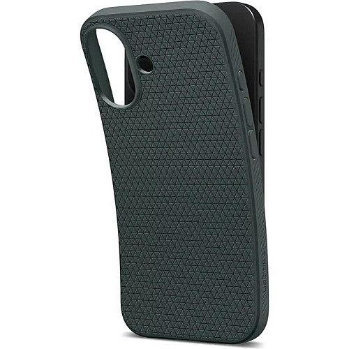 Чохол Spigen для iPhone 17, Liquid Air, Abyss Green