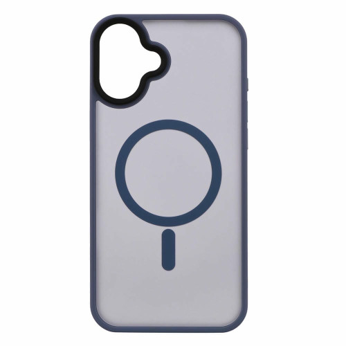 Чохол 2Е Basic для  iPhone 16 Plus, Soft Touch MagSafe Cover, синій світлий