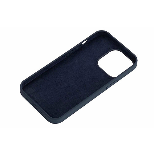 Чехол 2Е Basic для iPhone 13 Pro, Liquid Silicone, синий темный