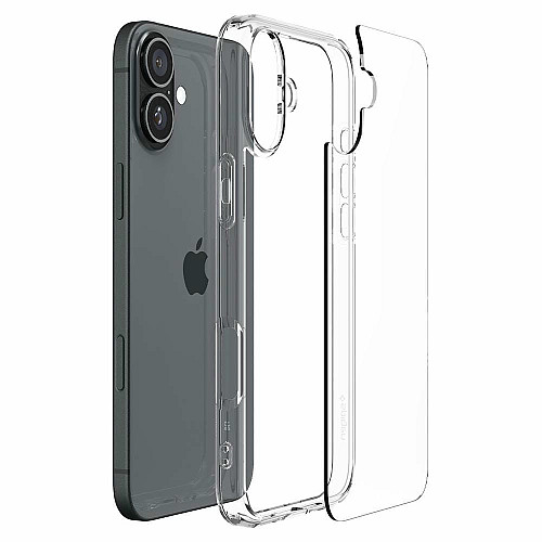 Чохол Spigen для iPhone 16, Ultra Hybrid, Crystal Clear