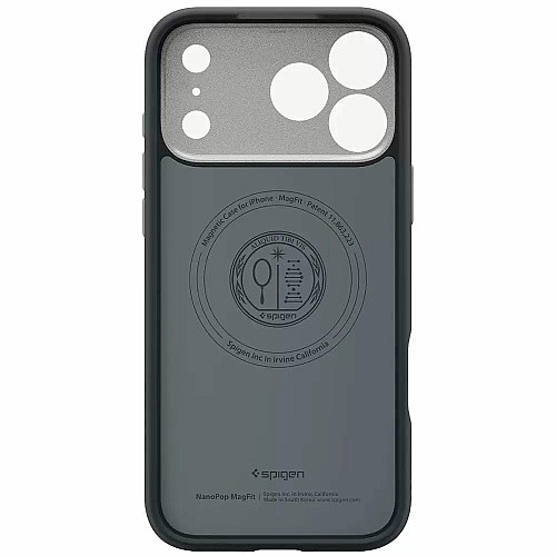 Чехол Spigen для iPhone 17 Pro Max, Nano Pop MagFit, Black Sesame