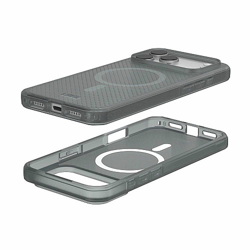 Чохол UAG для iPhone 17 Pro Max, Dot MagSafe, Ash