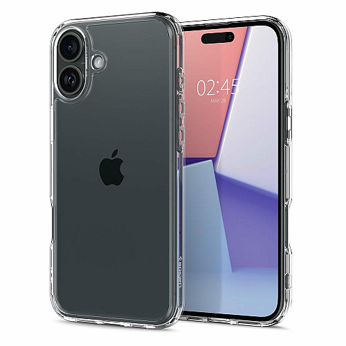 Чохол Spigen для iPhone 16, Ultra Hybrid, Crystal Clear