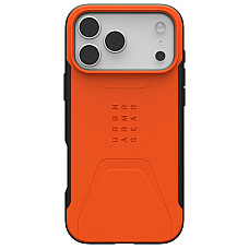 Чохол UAG для iPhone 17 Pro Max, Civilian MagSafe, Orange