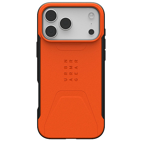 Чохол UAG для iPhone 17 Pro Max, Civilian MagSafe, Orange