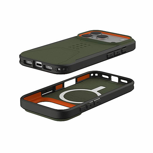 Чехол UAG для iPhone 17 Pro, Civilian MagSafe, Olive/Orange