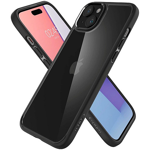 Чохол Spigen для iPhone 15, Ultra Hybrid, Matte Black