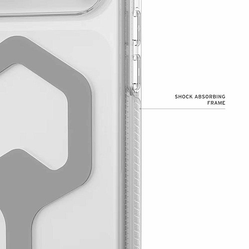 Чехол UAG для iPhone 17 Pro Max, Plyo MagSafe, Ice/Silver