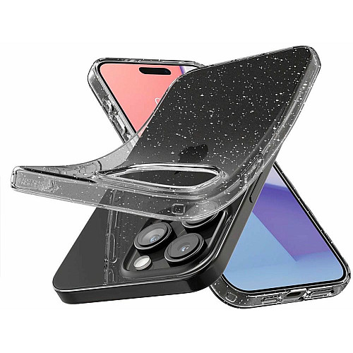 Чехол Spigen для iPhone 15 Pro, Liquid Crystal Glitter, Crystal Quartz