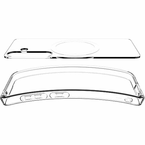 Чохол Spigen для Samsung Galaxy S25+, Ultra Hybrid MagFit, Clear White