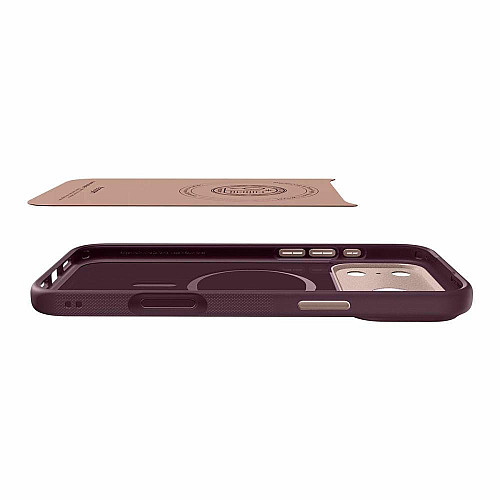 Чохол Spigen для iPhone 17 Pro Max, Nano Pop MagFit, Burgundy Bean