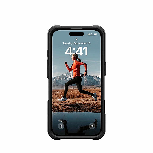 Чохол UAG для iPhone 16, Plasma XTE MagSafe, Black/Orange