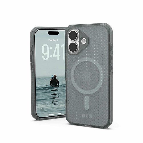 Чохол UAG для iPhone 17, Dot MagSafe, Ash