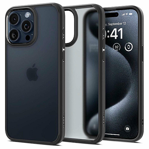 Чехол Spigen для iPhone 15 Pro Max, Ultra Hybrid, Frost Black