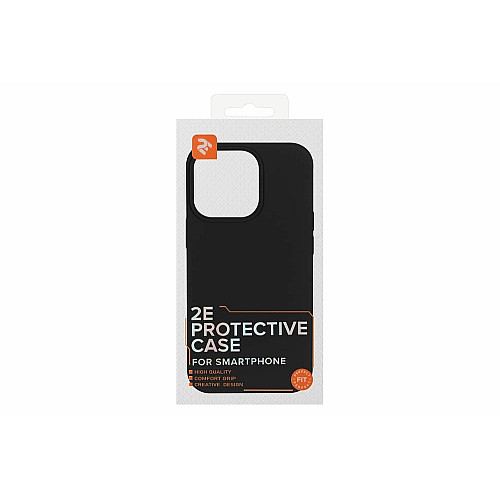 Чохол 2Е Basic для iPhone 13 Pro , Liquid Silicone,чорний
