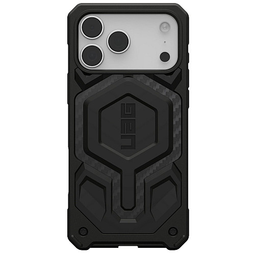 Чехол UAG для iPhone 17 Pro Max, Monarch Pro MagSafe, Carbon Fiber