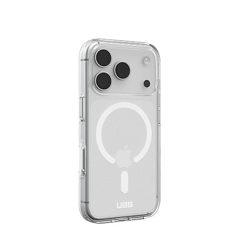 Чохол UAG для iPhone 17 Pro, Scout Clear MagSafe, Ice/White
