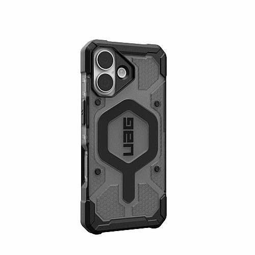 Чехол UAG для iPhone 17, Pathfinder Clear MagSafe, Ash/Black