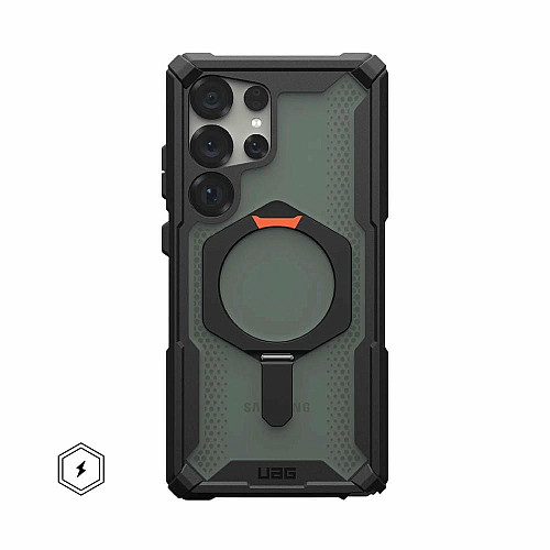 Чохол UAG для Samsung Galaxy S25 Ultra, Plasma XTE with Magnet, Black/Orange