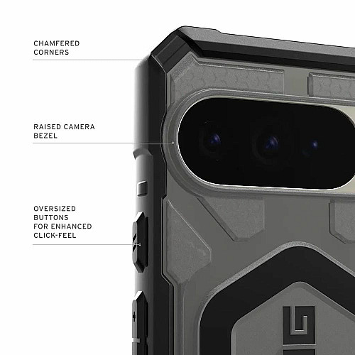 Чохол UAG для Google Pixel 10 Pro XL, Pathfinder Clear MagSafe, Ash