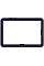 Чохол Samsung для Galaxy Tab S11 (X730/736), Frame Cover, синій темний