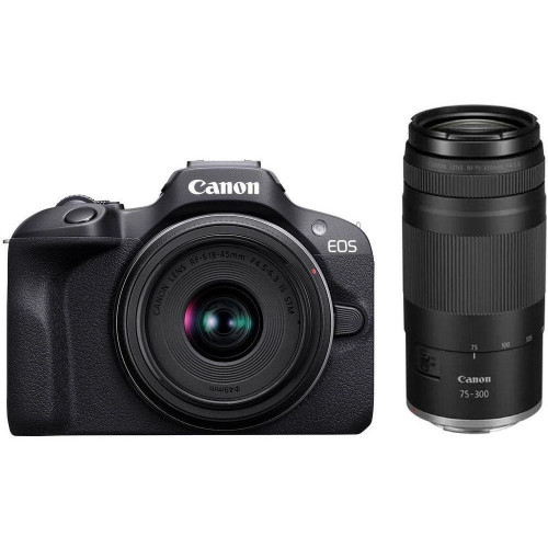 Цифр. фотокамера Canon EOS R100 + 18-45 IS STM + 75-300 IS STM