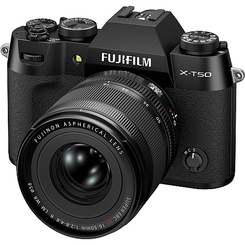Цифр. фотокамера Fujifilm X-T50 + XF16-50mmF2.8-4.8 R LM WR Kit Black