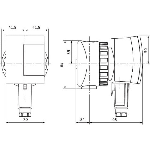 Насос циркуляційний Wilo Star-Z Nova, Rp 1/2, 10 бар, 84мм, 5Вт, 230В