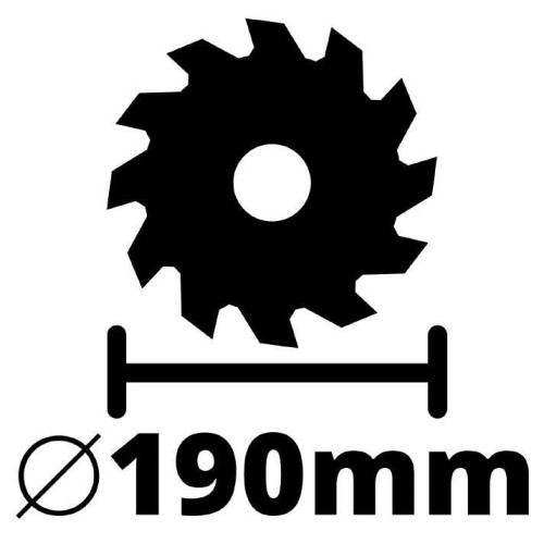 Пила дискова акумуляторна Einhell Professional TE-CS 18/190LI BL PXC 18В 190х20мм 3.23кг без АКБ та ЗП