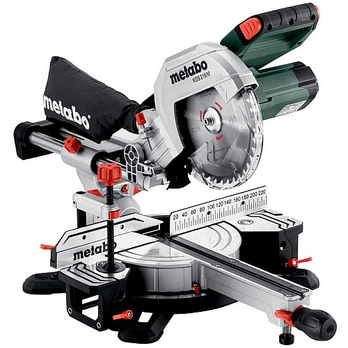 Пила торцювальна Metabo KGS 216M з протяжкою 1200Вт диск 215мм 13.4кг
