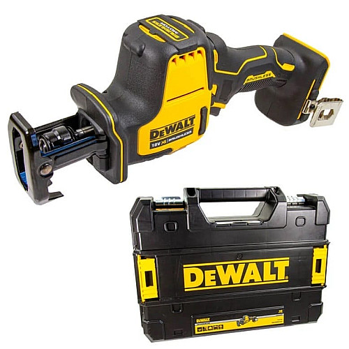Пила шабельна акумуляторна DeWalt XR Li-lon 18В пропил 90мм 0-2800ход/хв 16мм кейс 1.43кг без АКБ та ЗП